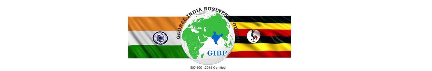 India  Uganda Business and Cultural Council and GIBF logo 